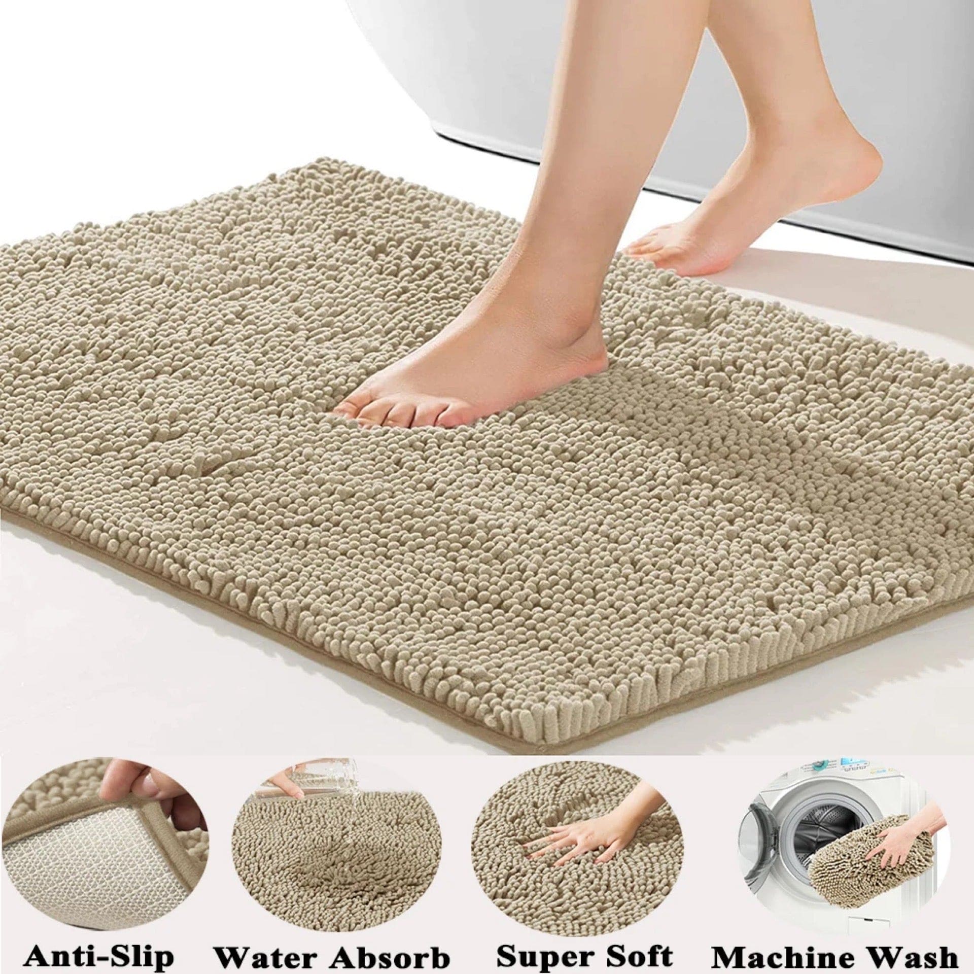 Soft Shaggy Door Mat, Non-Slip Bath Rug, Water Absorbent Floor Mat, Chenille Super Soft Carpet Bedroom Non-Slip Pad, Bathroom Kitchen Floor Mat, Door Entrance Soft Mat, Plush Microfiber Rugs, Washable Quick Dry Bath Rugs, Anti Skid Bathroom Shower Rug Soft Shaggy Door Mat, Non-Slip Bath Rug, Water Absorbent Floor Mat, Chenille Super Soft Carpet Bedroom Non-Slip Pad, Bathroom Kitchen Floor Mat, Door Entrance Soft Mat, Plush Microfiber Rugs, Washable Quick Dry Bath Rugs, Anti Skid Bathroom Shower Rug